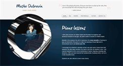 Desktop Screenshot of dubravinpiano.com